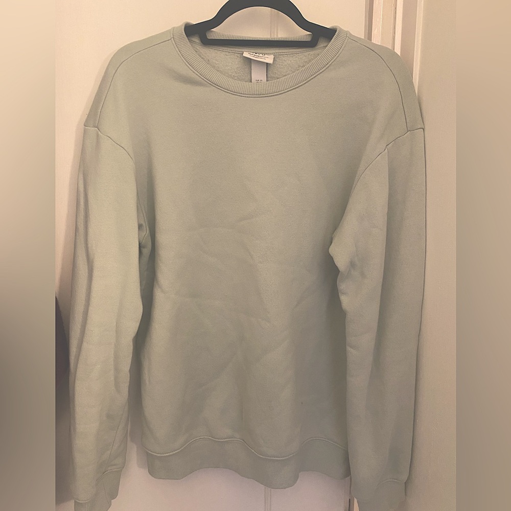 Light mint green crew neck